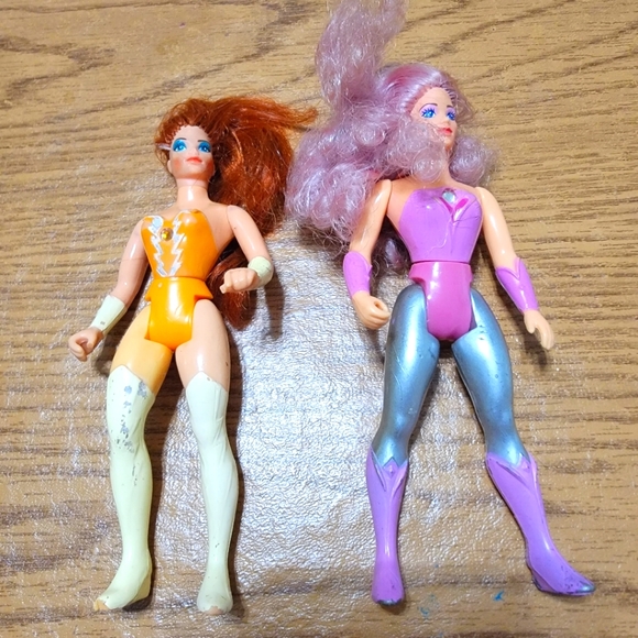 Vintage MOTU 1984 She-Ra Castaspella and Glimmer Dolls - Picture 1 of 6
